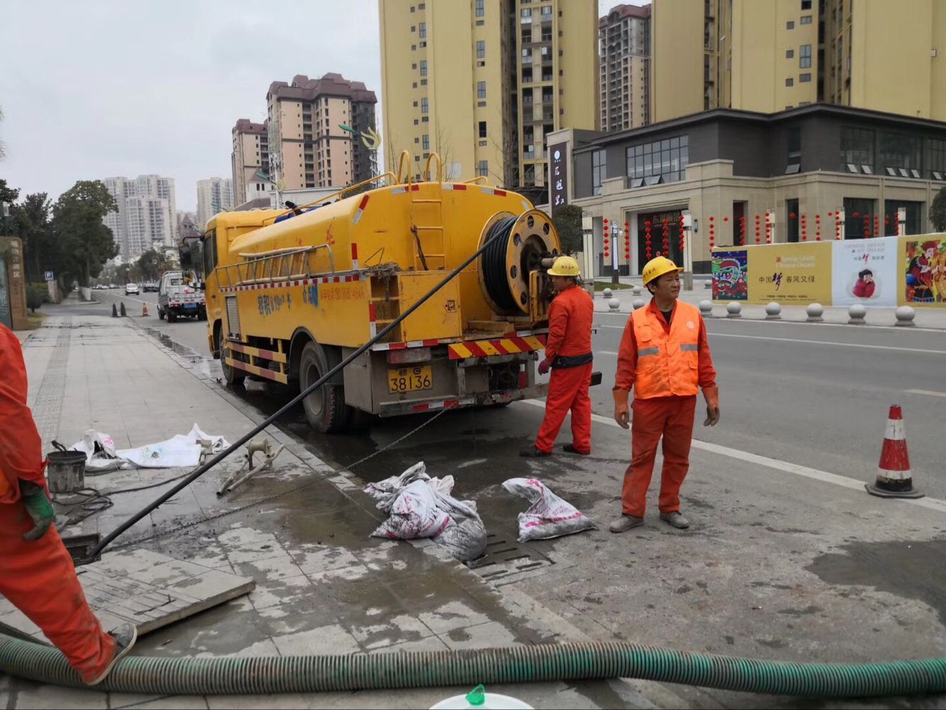 荔波排污管道清淤-管道清洗